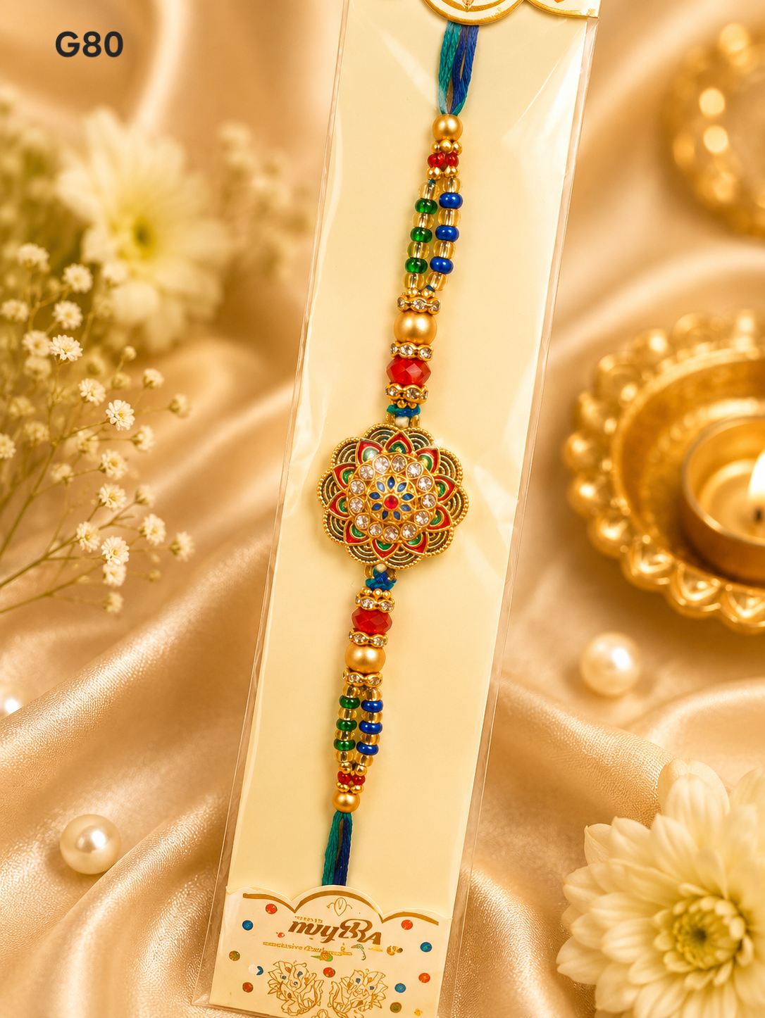Big Floral Rakhi