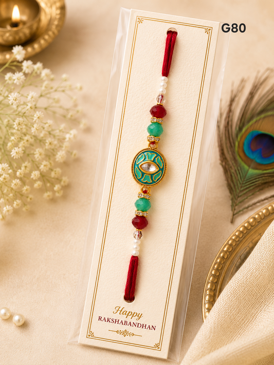 Meena Green Rakhi